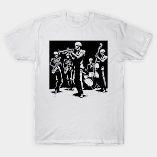 skeletons play jazz T-Shirt